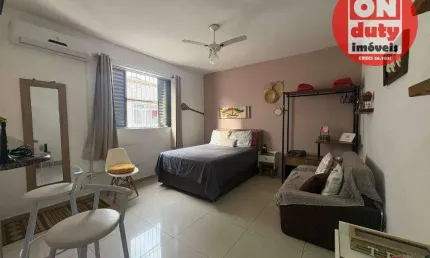 Kitnet à venda, 28 m² por r$ 260.000,00 - josé menino - santos/sp