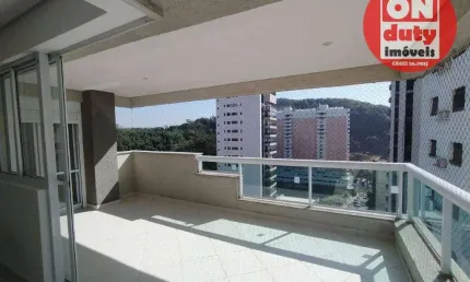 Apartamento com 3 quartos para alugar na Avenida General Rondon, Jardim Astúrias, Guarujá