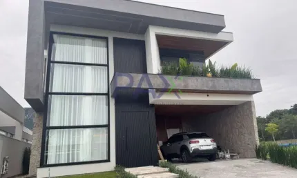 Casa em condomínio fechado com 3 quartos à venda na rua lagoinha, 35, pedra branca, palhoça por r$ 3.900.000