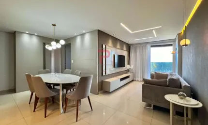 Apartamento TODO PROJETADO com 3 quartos no Altiplano Cabo Branco  -  João Pessoa