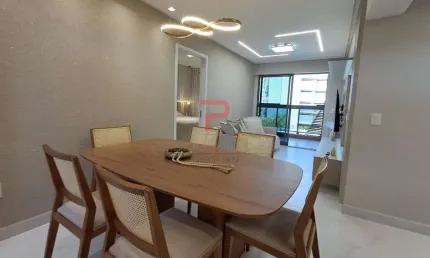 Apartamento Espetacular a 200m do Mar, projetado e mobiliado em alto padrão