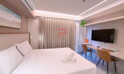 Flat pé na areia PORTEIRA FECHADA no Jardim Oceania  -  João Pessoa