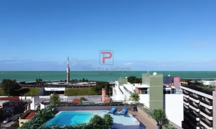Flat a menos de 100m da badalada Orla de Tambaú em João Pessoa