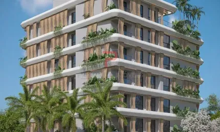 Flat com 20m² no privilegiado bairro de Manaíra  -  João Pessoa