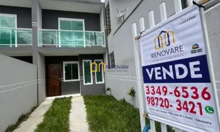 Casa com 3 quartos à venda na Rua Aurora Tedesco dos Santos, 85, Cidade Industrial, Curitiba por R$ 390.000