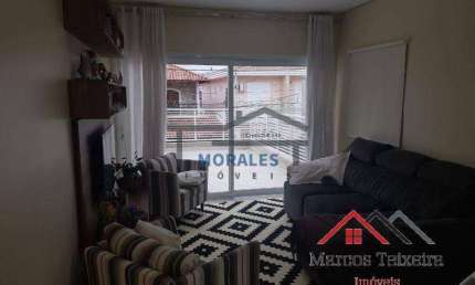 SOBRADO SEMI NOVO TODO EM PISO PORCELANATO, COM 3 DORMITÓRIOS REF 1818