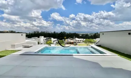 Casa em condomínio fechado com 4 quartos para alugar na estrada municipal bento pereira de toledo, 1800, ibi aram, itupeva, 286 m2 por r$ 14.500