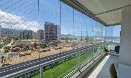 Lindo apartamento com vista para o mar ,em caraguatatuba