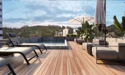 Apartamento com 1 quarto à venda na Rua Jacó Brueckheimer, 505, Velha, Blumenau, 38 m2 por R$ 370.000