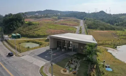 Terreno em condomínio fechado à venda na rua silvano cândido da silva sênio, 3065, ponta aguda, blumenau por r$ 385.000