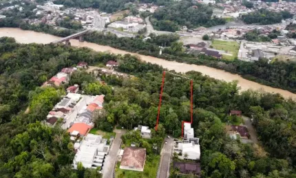 Terreno à venda na Rua Otto Anlauf Júnior, Parc 1, Salto do Norte, Blumenau por R$ 400.000