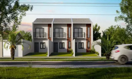 Casa com 2 quartos à venda na Avenida Hilberto Gaertner, 379, Figueira, Gaspar, 81 m2 por R$ 370.000