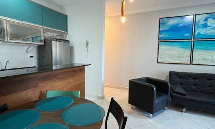Apartamento 2 quartos mobiliado churrasqueira na sacada