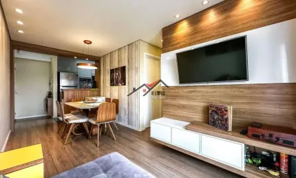 Apartamento (Apartamento Padrão) para Venda, 2 dorm(s), 1 vaga(s), 54 m²