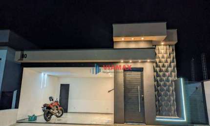 Casa TÉRREA MALIBU com 3 dormitórios à venda, 145 m² por R$ 997.000 - Residencial MALIBU - Caçapava/SP