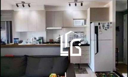 Apartamento com 2 dormitórios à venda, 47 m² por R$ 370.000 - Vila Carmosina