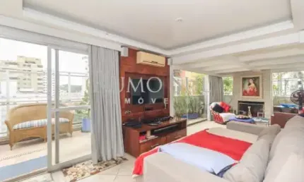 Cobertura com 3 quartos à venda na Avenida Jurucê, 766, Moema, São Paulo por R$ 2.500.000