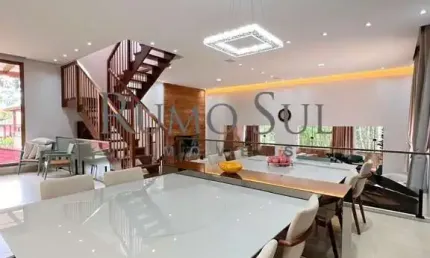 Casa em condomínio fechado com 4 quartos à venda na rua méxico, 15, vila santo antônio, cotia por r$ 4.999.000