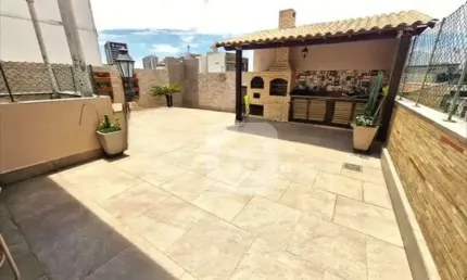 COBERTURA LINEAR A VENDA DE 3 QUARTOS COM SUITE E TODA REFORMADA .