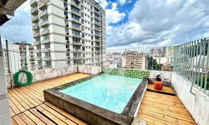 Cobertura ao lado do metrô são francisco  xavier com 3 quartos e 1 vagas de garagem