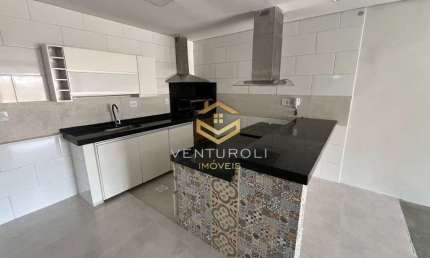 Casa para aluguel com 55 m² e 1 quarto no Bela Vista - Bauru .Cozinha com cooktop , depurador , churrasqueira