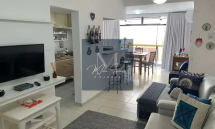Lindo Flat Reformado. Climatizado. Vista para o Mar. Lazer. Centro. 01 quadra da praia. 01 Dormitório. 02 vagas. Serviço de camareira e de praia.
