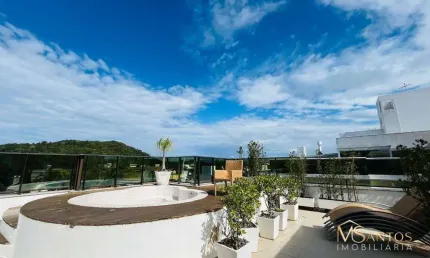 Cobertura com 3 dormitórios à venda, 233 m² por r$ 3.200.000,00 - jurerê internacional - florianópolis/sc