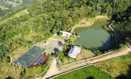 Sítio com 7 dormitórios à venda, 30000 m² por R$ 2.500.000,00 - Loeffelscheidt - Águas Mornas/SC