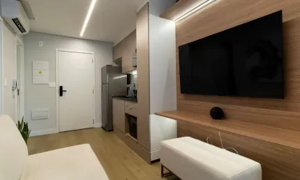Excelente apartamento tipo para venda em pinheiros com 1 quarto, 34m²