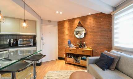 Excelente flat para venda com 1 quarto, sendo 1 suíte, 47m²