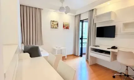 Elegante apartamento tipo para venda em Higienópolis com 1 quarto, sendo 1 suíte, 49m²