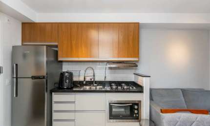 Agradável apartamento tipo para venda com 1 quarto, sendo 1 suíte, 28m²