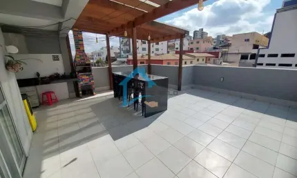 Cobertura para Venda em Contagem, Europa, 3 dormitórios, 1 suíte, 3 banheiros, 2 vagas