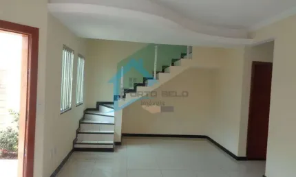 Casa Geminada para Venda em Contagem, Europa, 3 dormitórios, 1 suíte, 3 banheiros, 2 vagas