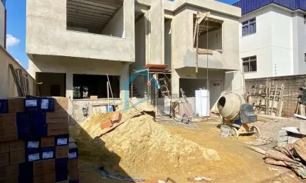 Casa Geminada para Venda em Contagem, Alvorada, 3 dormitórios, 1 suíte, 3 banheiros, 4 vagas