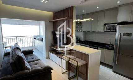 Apartamento Mobiliado com Varanda Gourmet à Venda na Mooca – 75m²