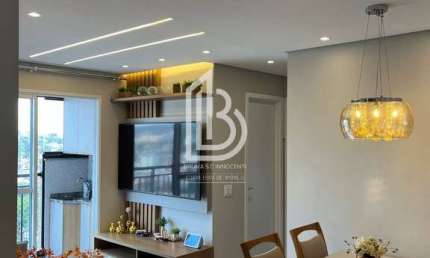 Apartamento 2 Dormitórios com Varanda Grill no Sollarium Park - Centro SBC