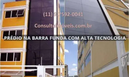 Imovel Comercial na Barra Funda | Venda ou Locação Total ou Parcial | 1015 m² | 13 Vagas