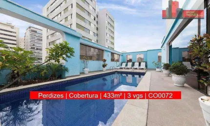 Cobertura à venda R. São Geraldo, 70 - Perdizes, 433m², 3 sts, 3 vgs, Ilhas Seychelles