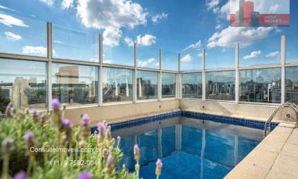 Cobertura de 414 m², 4 suítes, 5 vagas, Av. Helio Pellegrino, 720 - Vila Nova Conceição