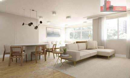 Apartamento para comprar REFORMADO com 153m², 2 dormitórios, sendo 1 suíte com closet integrado e 2 vagas.