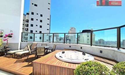 Cobertura de 310m², 4 suítes, 4 vgs, Rua Edson, 1070 - Campo Belo, Ed. Las Palmas