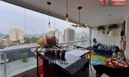 Apartamento Rua Tito, 842 - Vila Romana, 129m², 3 sts, 4 vgs, dep., Ed. Vitre