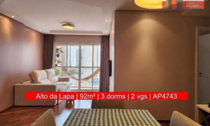 Av. Diogenes Ribeiro de Lima, 2991 - Alto da Lapa, 92m², Reserva  Vila Lobos