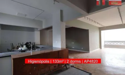 Apartamento de 133m², 2 dorms, 1 vg, R. Caio Prado, 30 - Vila Buarque, Ed. El Ombu