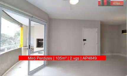 Apartamento R. Caiubí, 1188 - Perdizes, 3 dorms, 105m², Ed. Miró