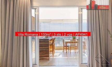 Apartamento Rua Faustolo, 1450 - Vila Romana, 3 sts, 2 vgs, Atelier Aquarela