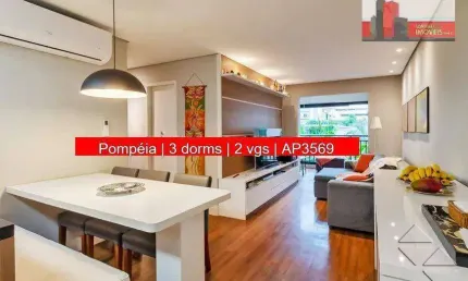 Apartamento R. Raul Pompeia, 1071 - Pompéia , 3 dorms, 2 vgs, Cond. Essenza