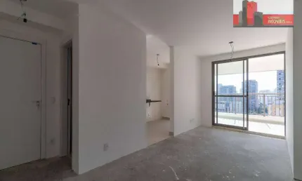 Apartamento r. fernandes moreira, 163 - chácara santo antônio, 76m², 3 dorms, 1 vg, living unique