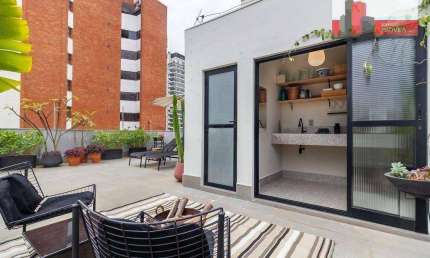 Cobertura R. Capote Valente, 259 - Pinheiros, 110m², 2 dorms, 1 vg, Ed. Marima